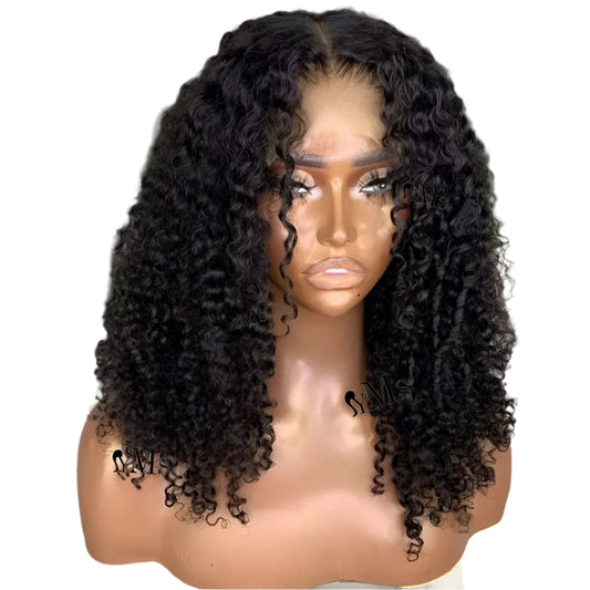 3C 4A Premium Virgin Burmese Curly Lace Frontal Wig | 250% Density Luxegan