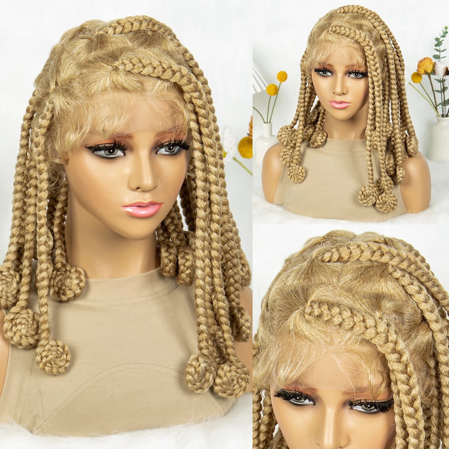 KIMA Chunky Knotless Bantu Box Braids Wig | Full Lace Luxegan