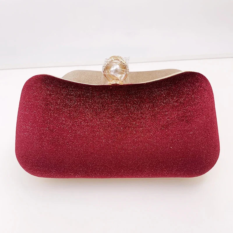 Luxury Design Women Evening Bags Green Clutch Purse | Shoulder Two Chains Wedding Party Female Handbags Vintage Crossbody Bag Luxegan