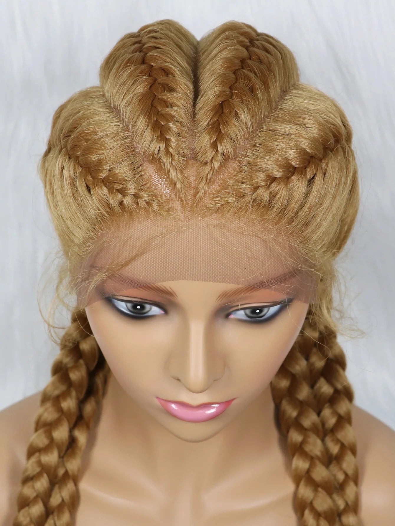 KIMA New Arrival 26" Braided Wig | Lace Front with Baby Hair Luxegan