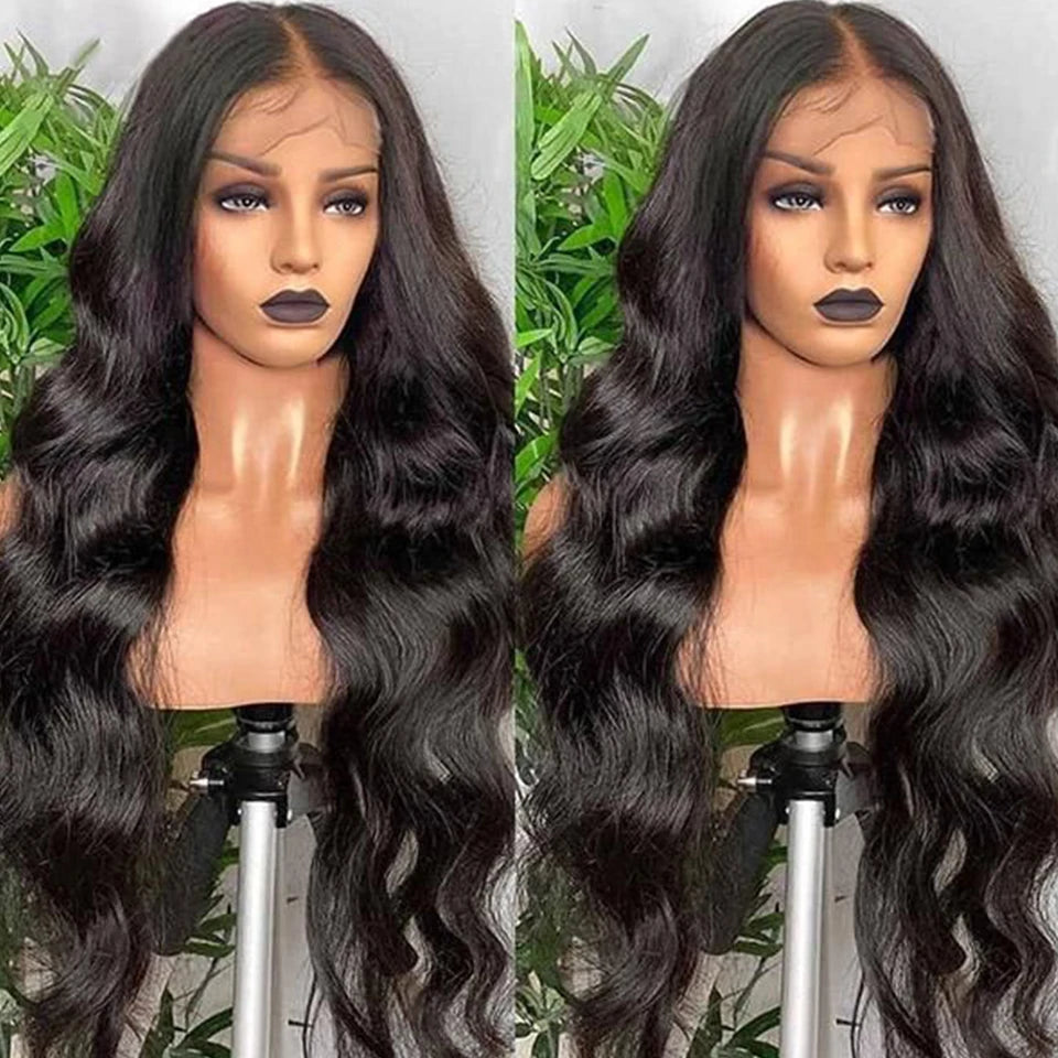 Peruvian Body Wave T-Part Lace Wig | Transparent Human Hair (Glueless, On Sale Clearance) Luxegan