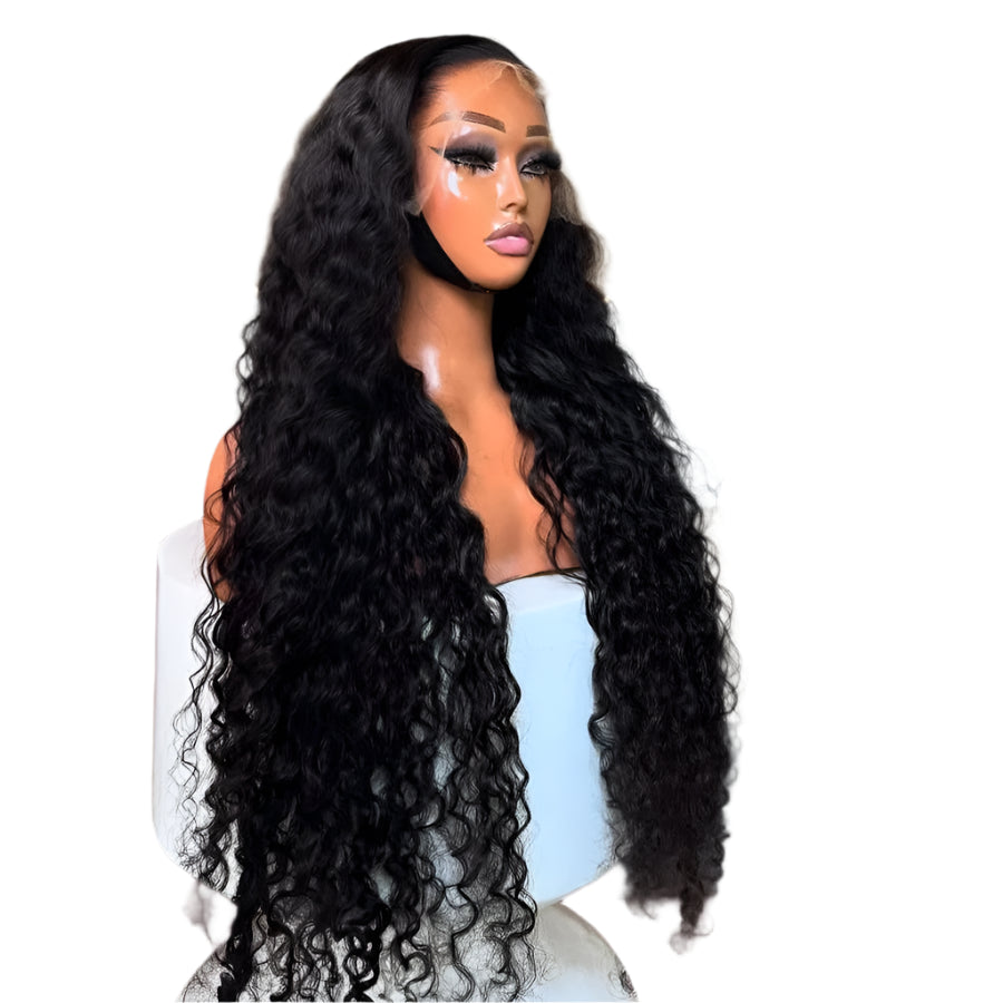 Super Double Drawn 250% Density Burmese Curly HD Lace Front Wig | Glueless Ready-to-Go Luxegan