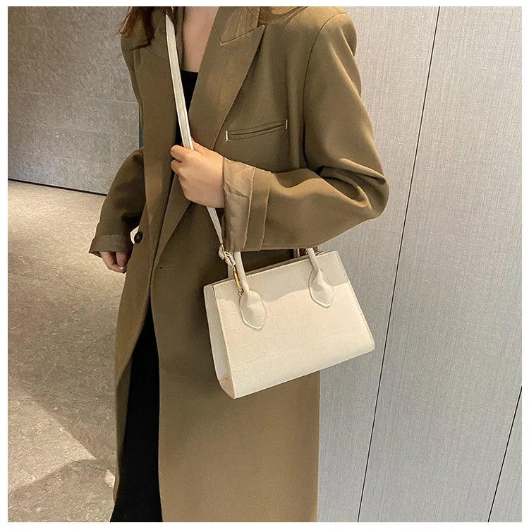 New Square Crossbody Bags for Women | Fashion Handbags & Purses & Ladies Shoulder Bag (Small Top Handle Bags) Luxegan