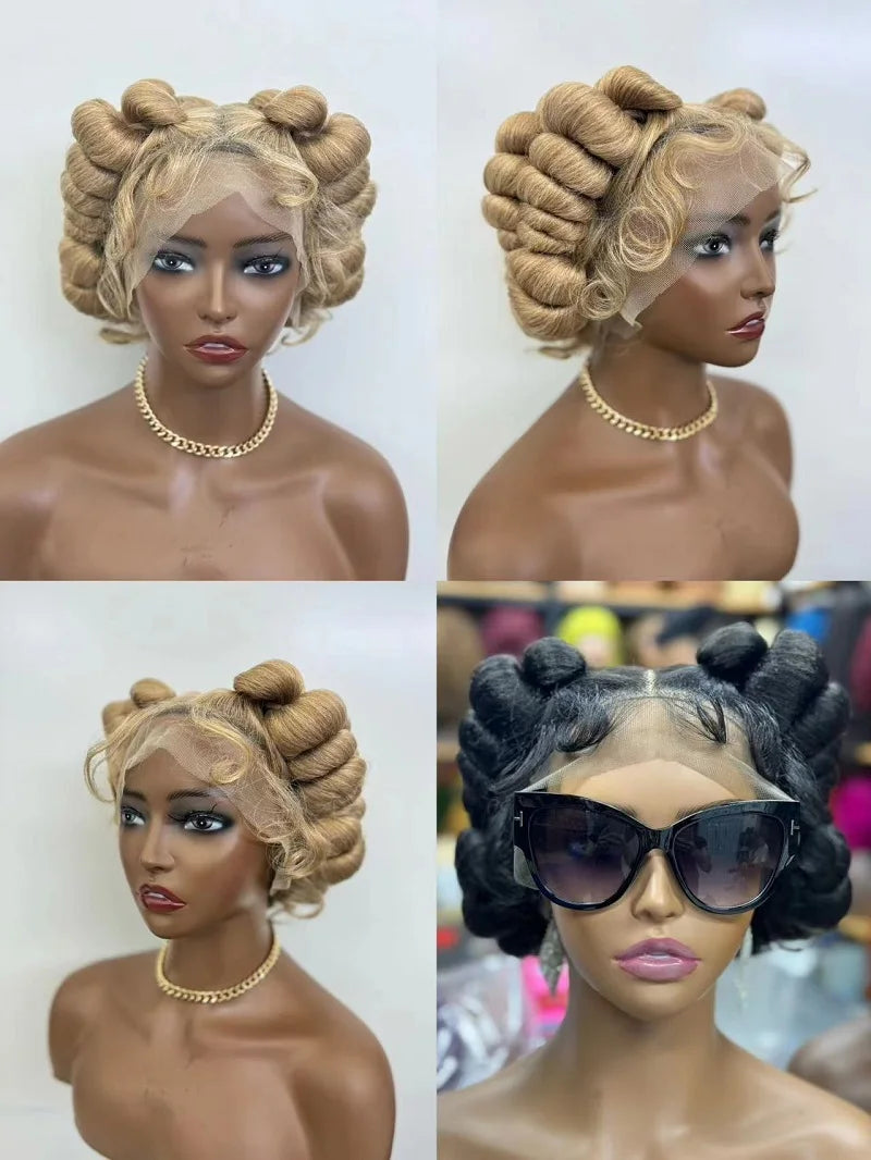 HD Full Lace Knotless Box Braids Wig | Handmade African Braiding Hair Luxegan