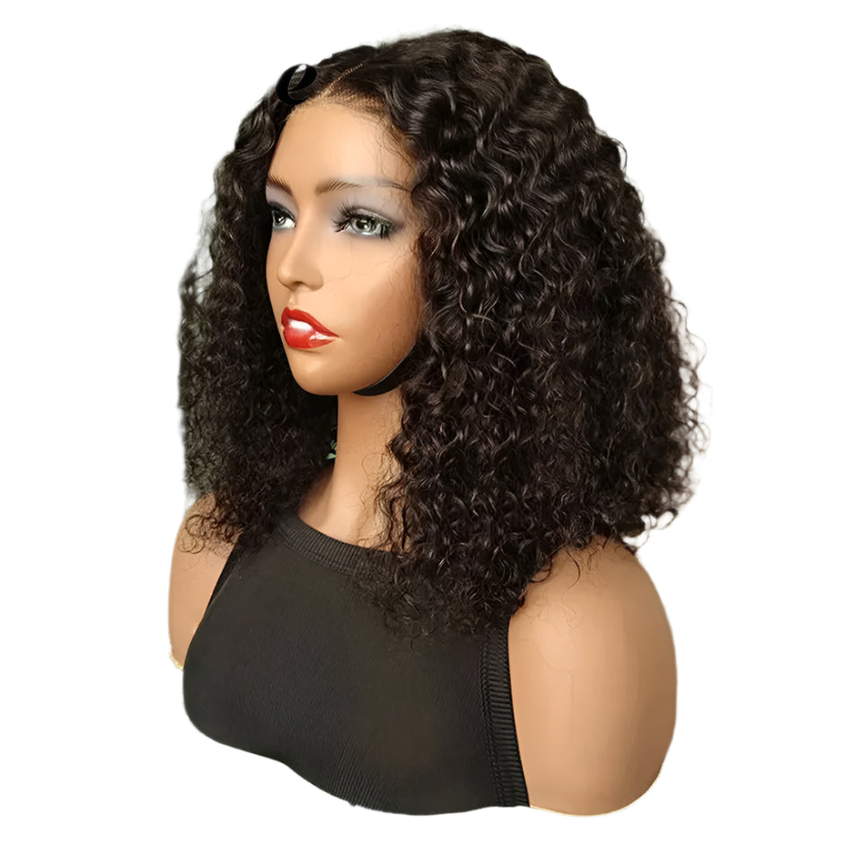 Wear & Go Glueless Water Wave Wig | 180% Density Pre-Cut HD Lace Front Brazilian Human Hair (Pre-Bleached Knots) Luxegan