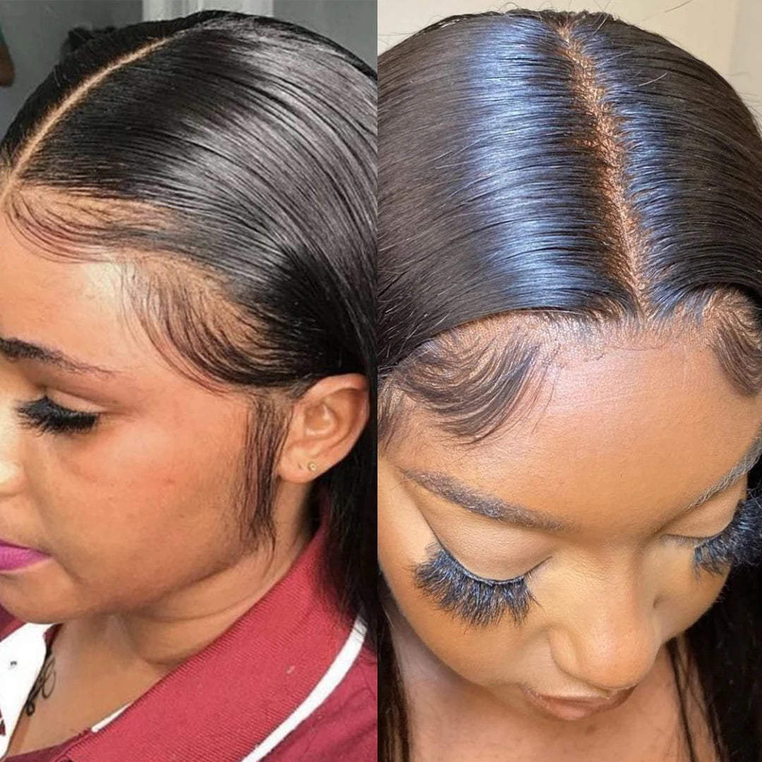 Brazilian Straight Bob Wig | Glueless Lace Front Wig | 180% Density | 4-16 Inches