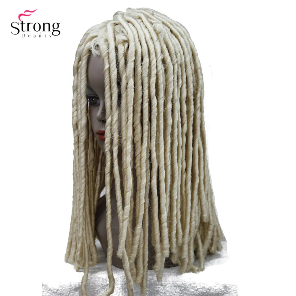 StrongBeauty Twist Hair Crotchet Braids Wigs Synthetic Dreadlocks Braids Hair Wig Luxegan