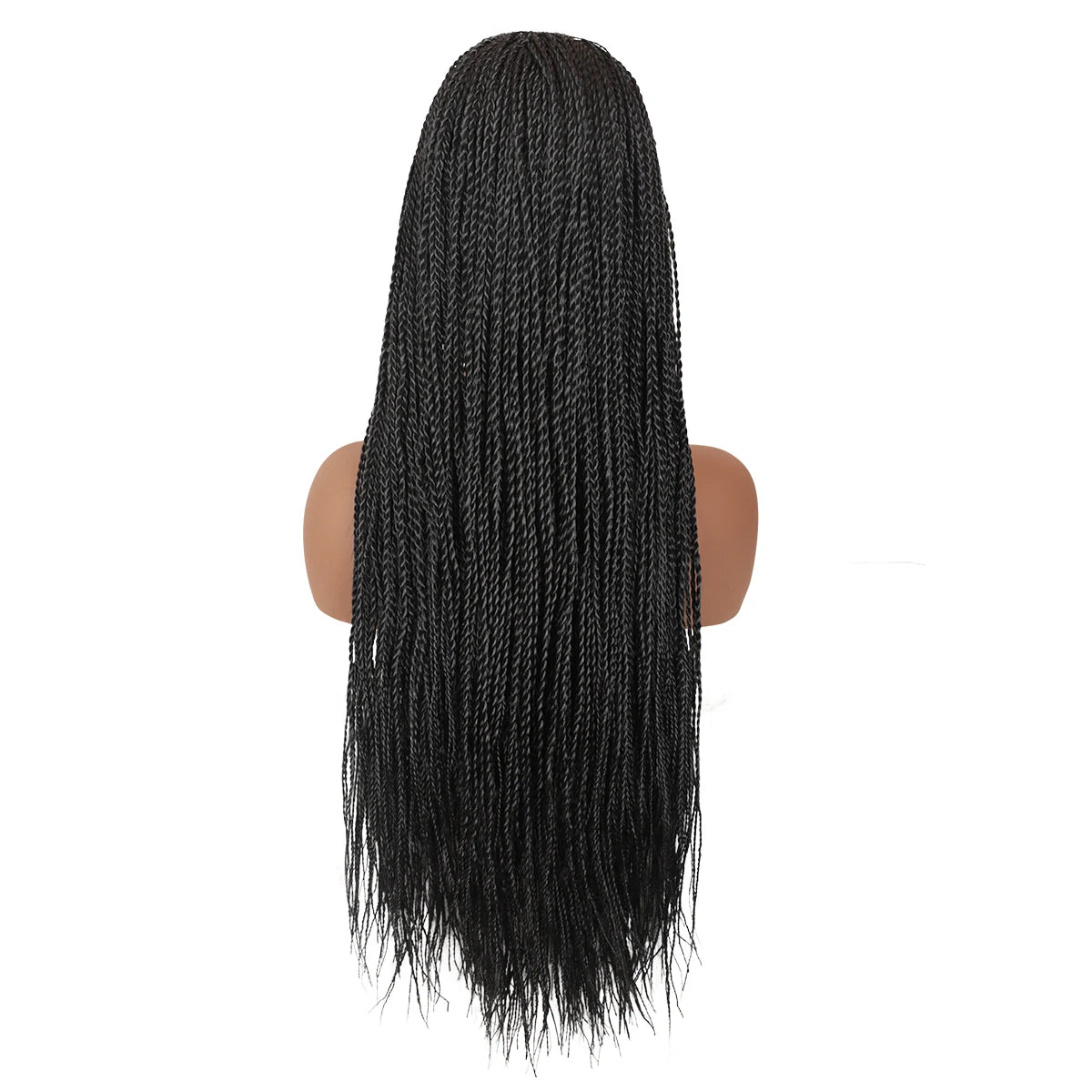 Passion Tribal Braids Wig | Red Dreadlocks & Micro Braids | Cornrow Accents | Synthetic Hair | Black Women
