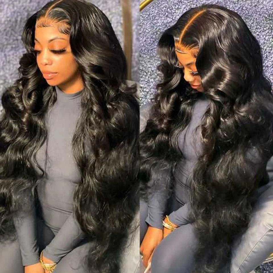 Indian Body Wave Transparent Wear-to-Go T-Part Lace Wig | Human Hair Lace Front (On Sale Clearance) Luxegan