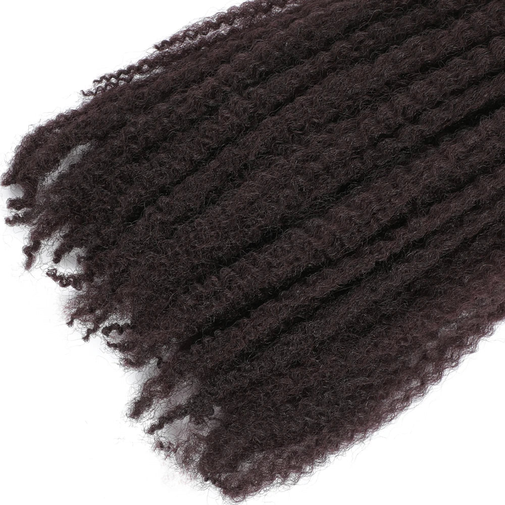 18" Marley Twist Braiding Hair | Crochet Braids | Afro Twist Kinky Hair Extensions | Ombre Colors | 30 Strands/Pack