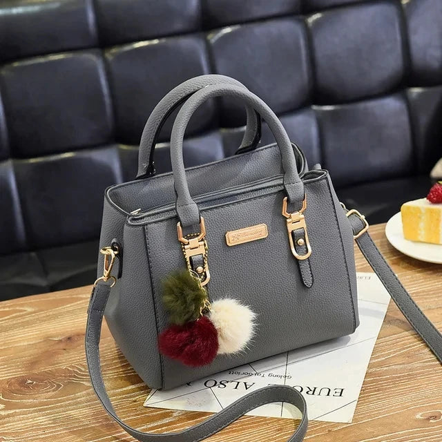 Gusure Luxury Handbag Women Crossbody Bag with Tassel Hanging | Large Capacity Female Shoulder Bags Embroidery Tote Sac A Main Luxegan