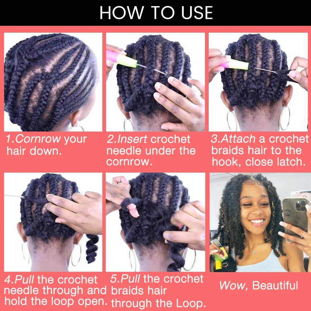 18" Marley Twist Braiding Hair | Crochet Braids | Afro Twist Kinky Hair Extensions | Ombre Colors | 30 Strands/Pack
