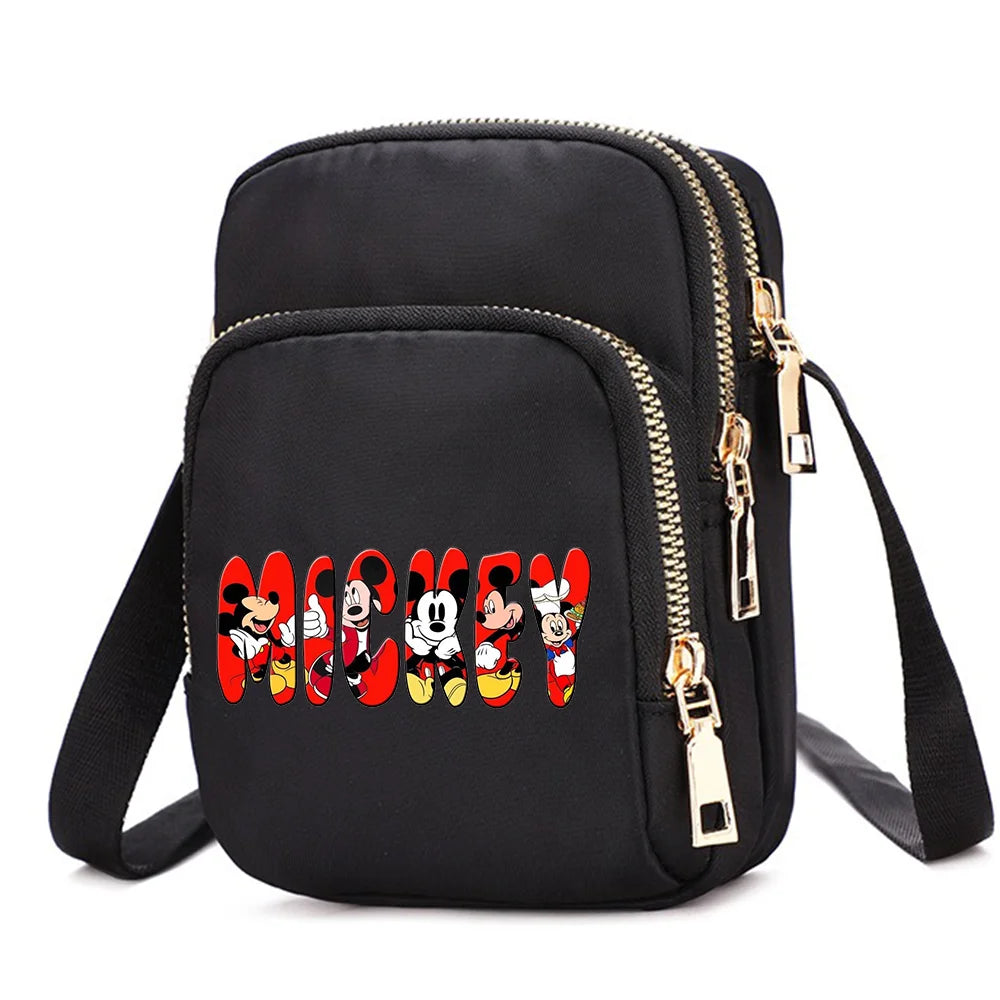 Mickey & Minnie Mouse Shoulder Bag | Cartoon Crossbody Handbag Luxegan