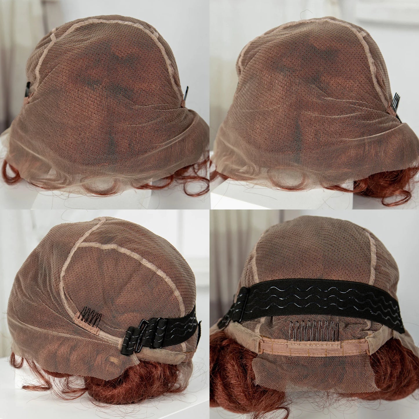 Ginger Full Lace Handmade Bantu & Dreadlock Braided Wig with Baby Hair | Synthetic Braided Wig for Black Women Luxegan