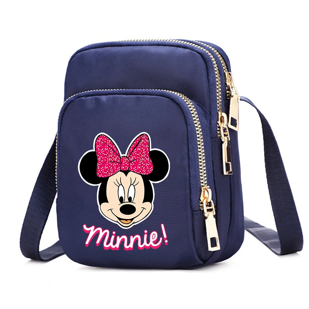 Mickey & Minnie Mouse Shoulder Bag | Cartoon Crossbody Handbag Luxegan