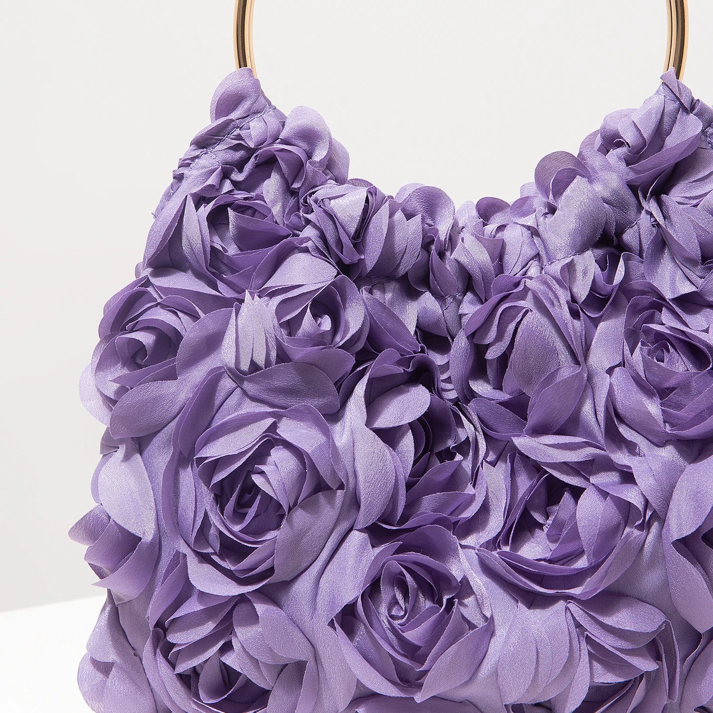 Luxury Rose Flower Tote Bags for Ladies | Elegant Party Bag & Wedding Handbag Luxegan
