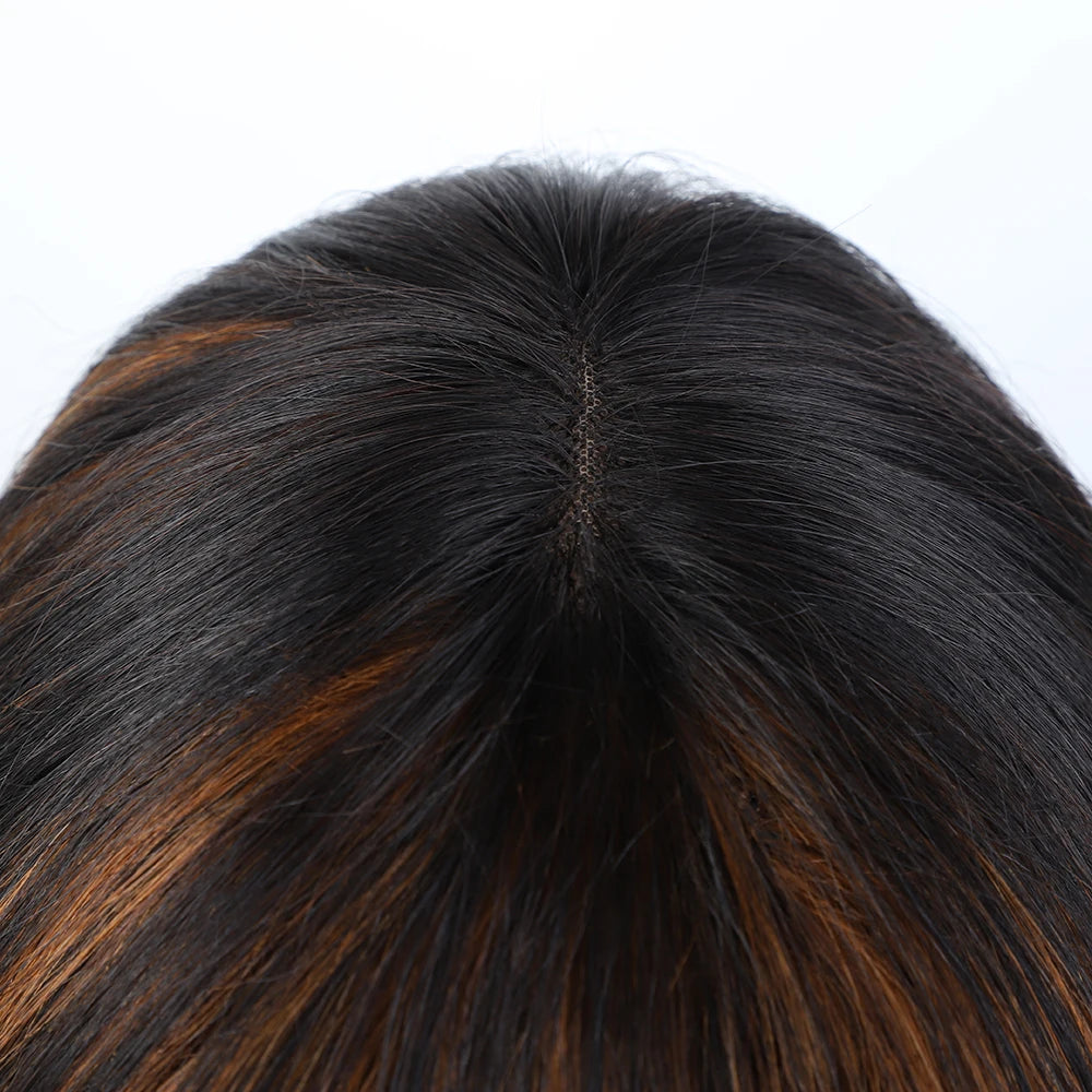 "Put On & Go" Straight Bob Wig | Easy Wear Human Hair with Bangs & Realistic Scalp Luxegan