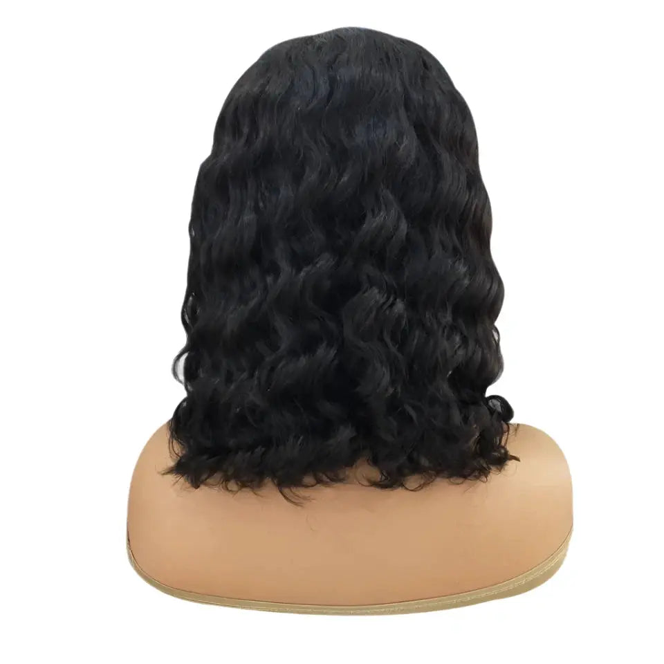 Short Bob | 6X4 | Body Wave Wig | Lace Front | Human Hair | Transparent Lace Closure | Pre-Cut | Pre-Plucked | Glueless | HD | Ready To Wear | Wear and Go Luxegan