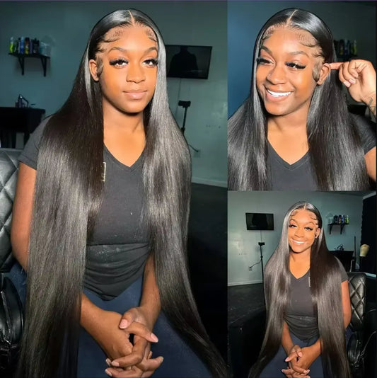 Straight Human Hair | HD Lace Frontal | Glueless | Ready To Wear | Brazilian | Preplucked