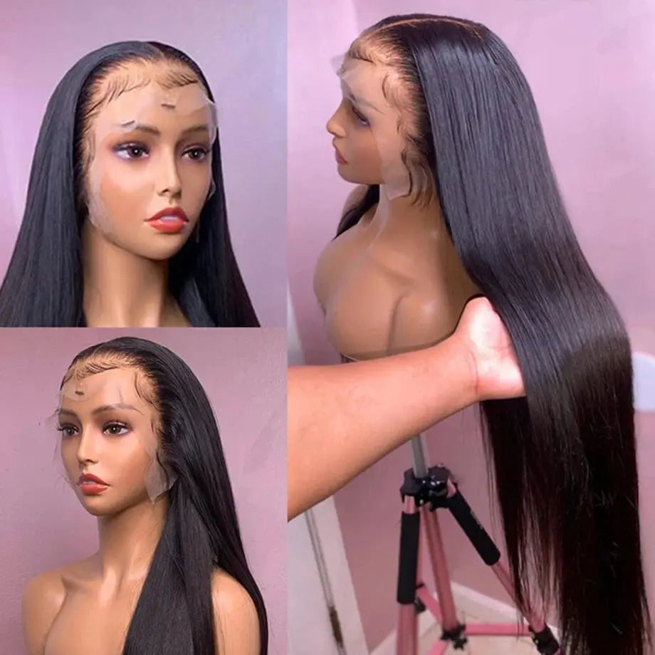 Straight Human Hair | HD Lace Frontal | Glueless | Ready To Wear | Brazilian | Preplucked