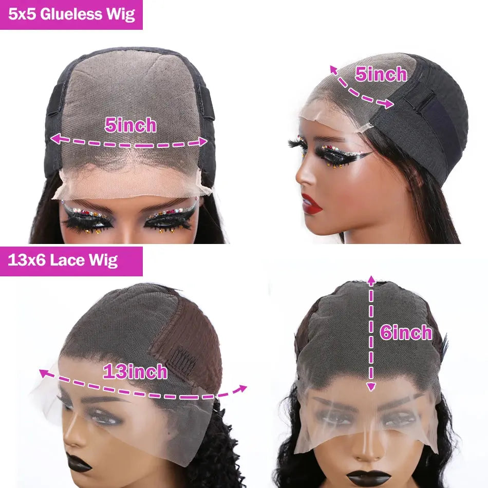 Straight Human Hair | HD Lace Frontal | Glueless | Ready To Wear | Brazilian | Preplucked