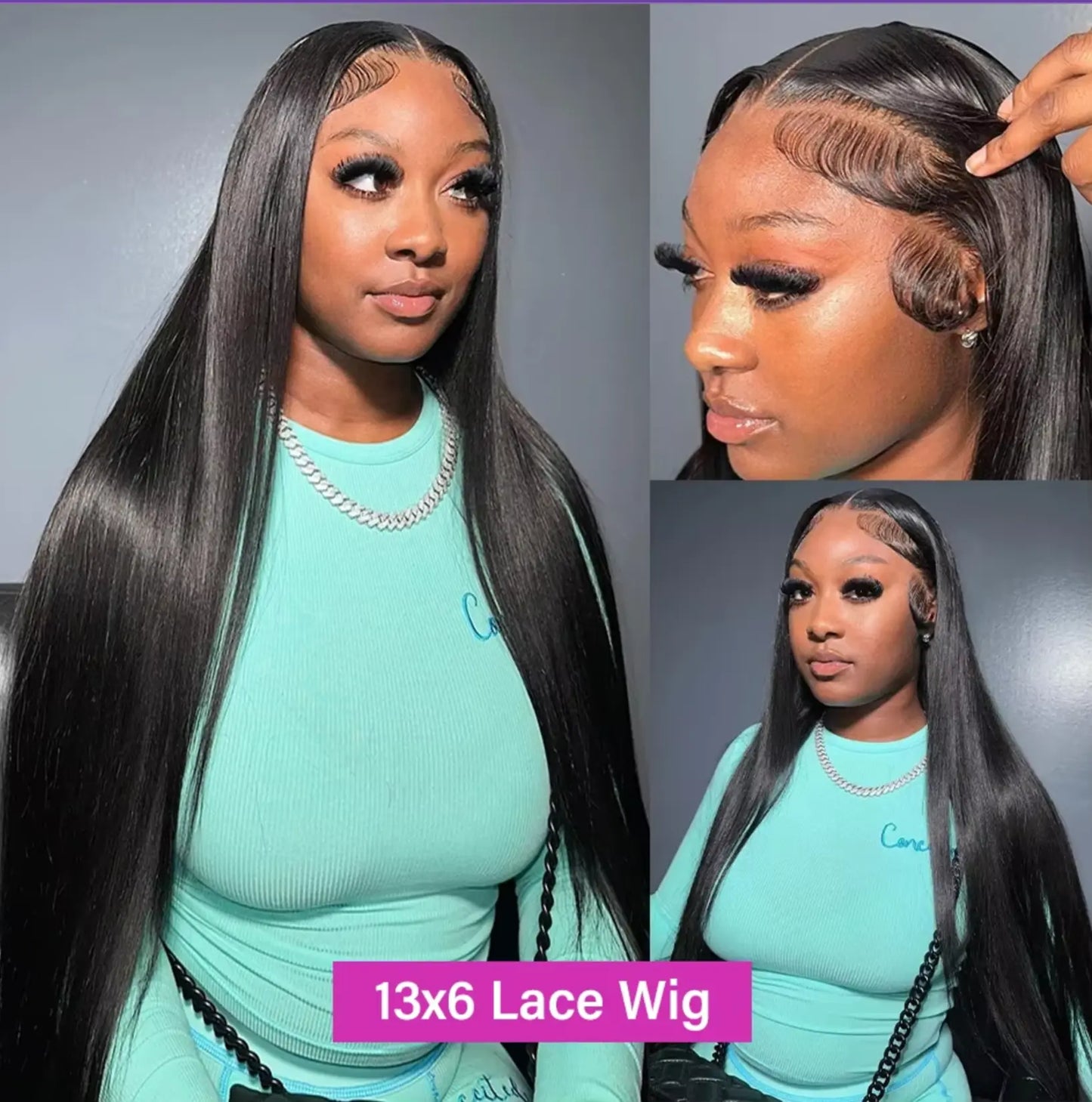 Straight | Human Hair | HD | Lace Frontal | Glueless | Ready To Wear | Brazilian | Preplucked