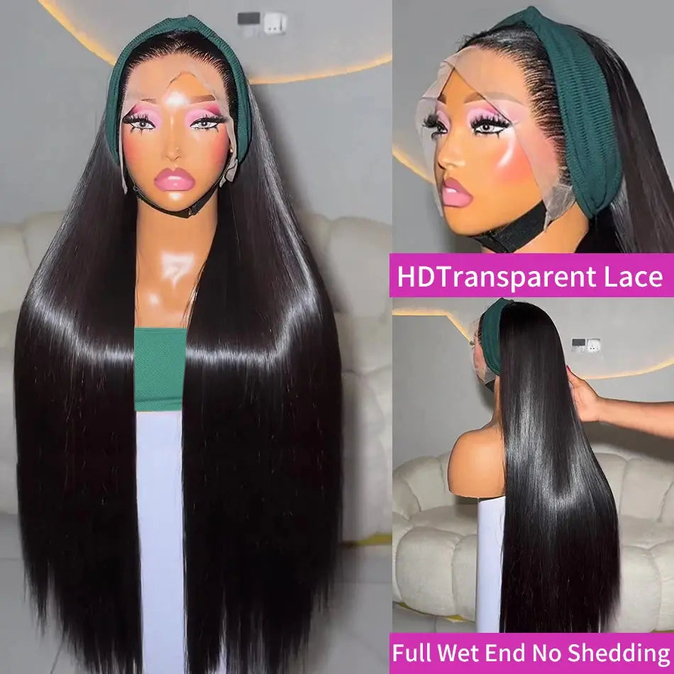 Straight | Human Hair | HD | Lace Frontal | Glueless | Ready To Wear | Brazilian | Preplucked