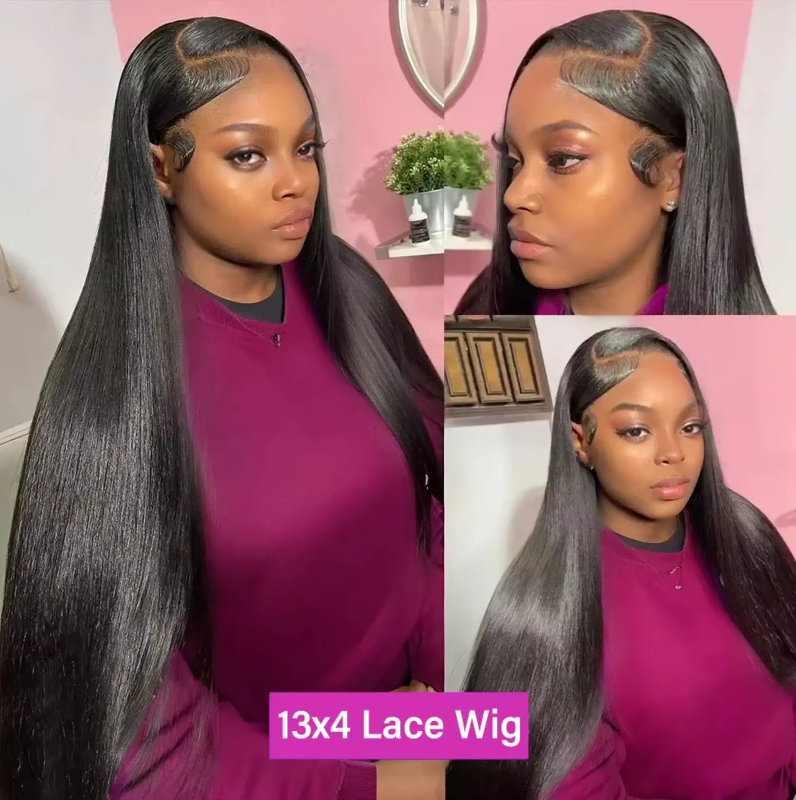 Straight | Human Hair | HD | Lace Frontal | Glueless | Ready To Wear | Brazilian | Preplucked