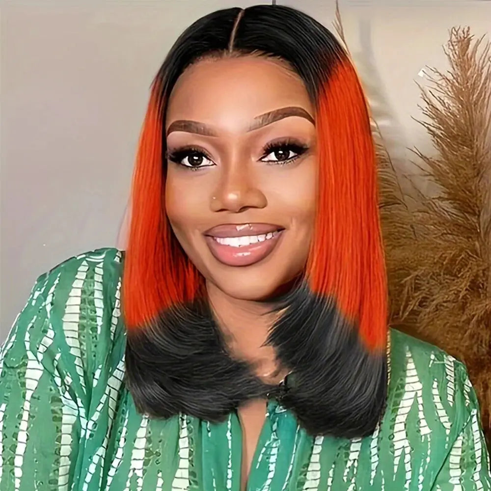 Straight | Short BoB | Lace Front | Human Hair | Glueless | Brazilian | Ready to Wear Luxegan