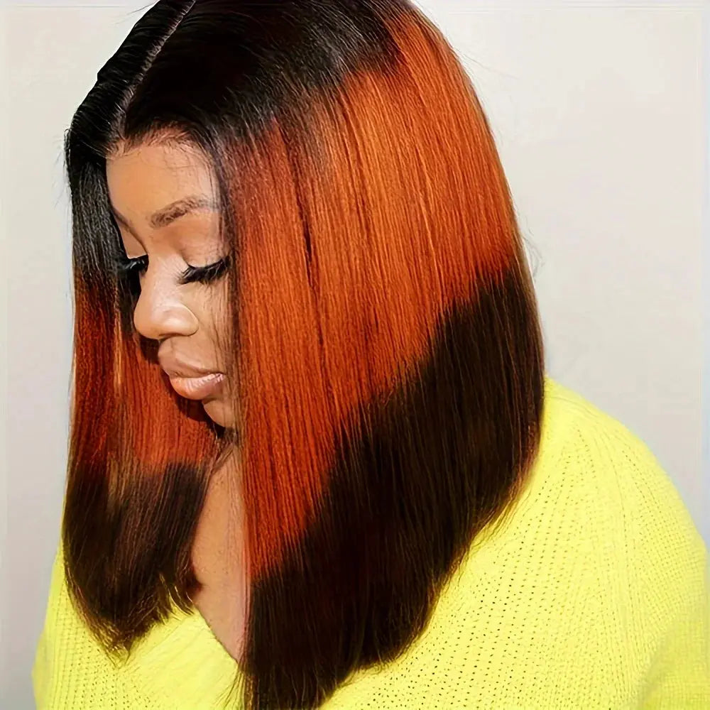 Straight | Short BoB | Lace Front | Human Hair | Glueless | Brazilian | Ready to Wear Luxegan