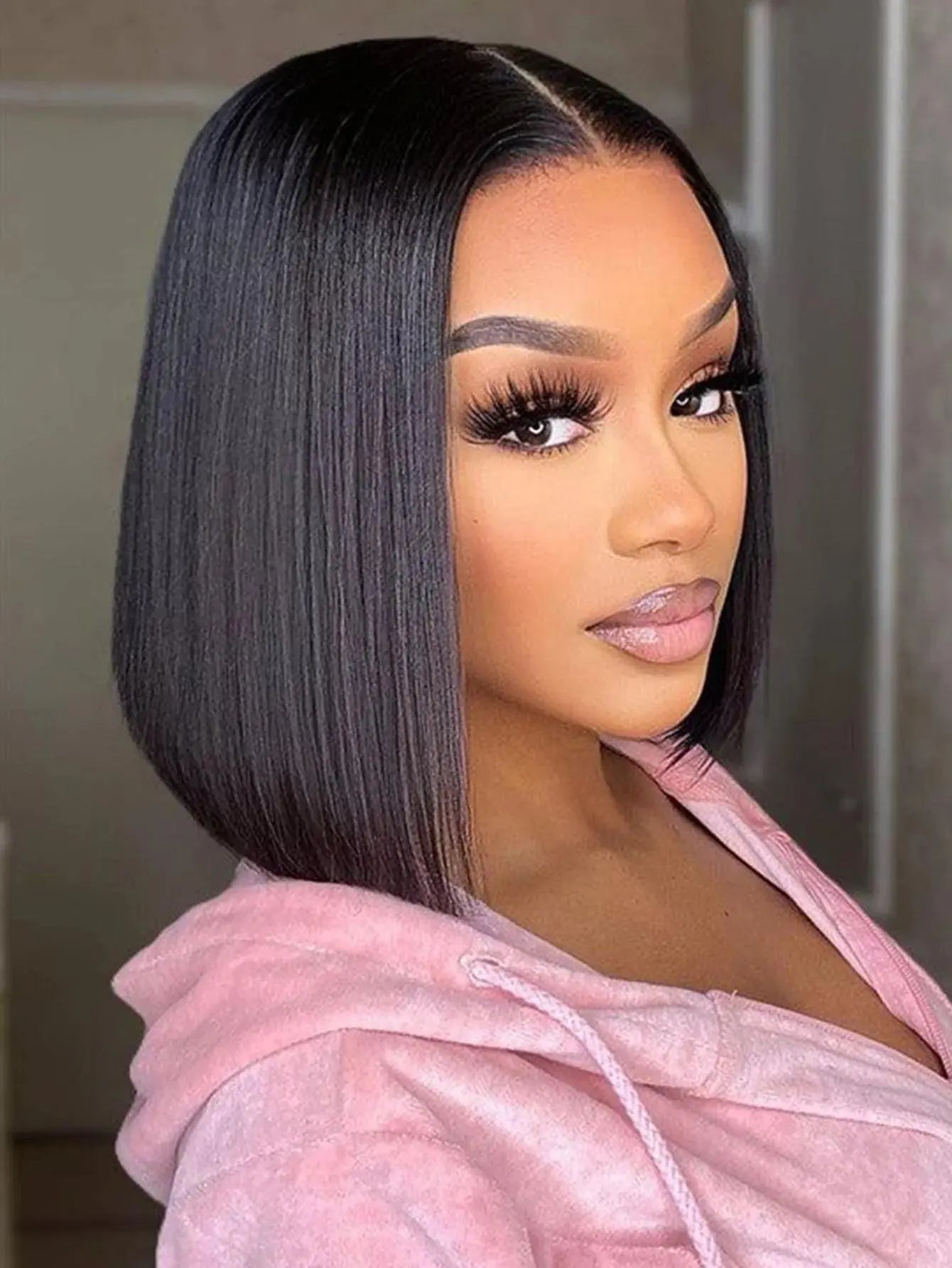 Straight | Short BoB | Lace Front | Human Hair | Glueless | Brazilian | Ready to Wear Luxegan