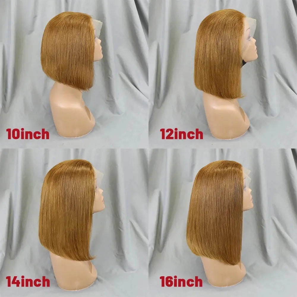 Straight | Short BoB | Lace Front | Human Hair | Glueless | Brazilian | Ready to Wear Luxegan