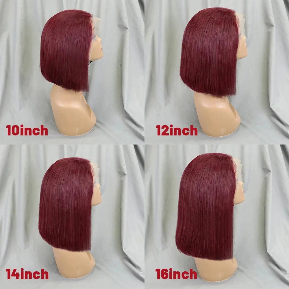 Straight | Short BoB | Lace Front | Human Hair | Glueless | Brazilian | Ready to Wear Luxegan