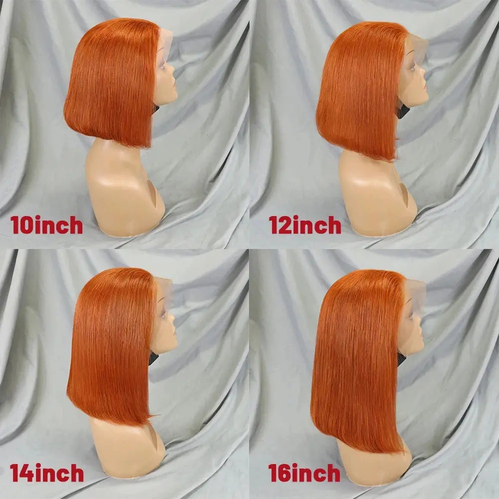 Straight | Short BoB | Lace Front | Human Hair | Glueless | Brazilian | Ready to Wear Luxegan