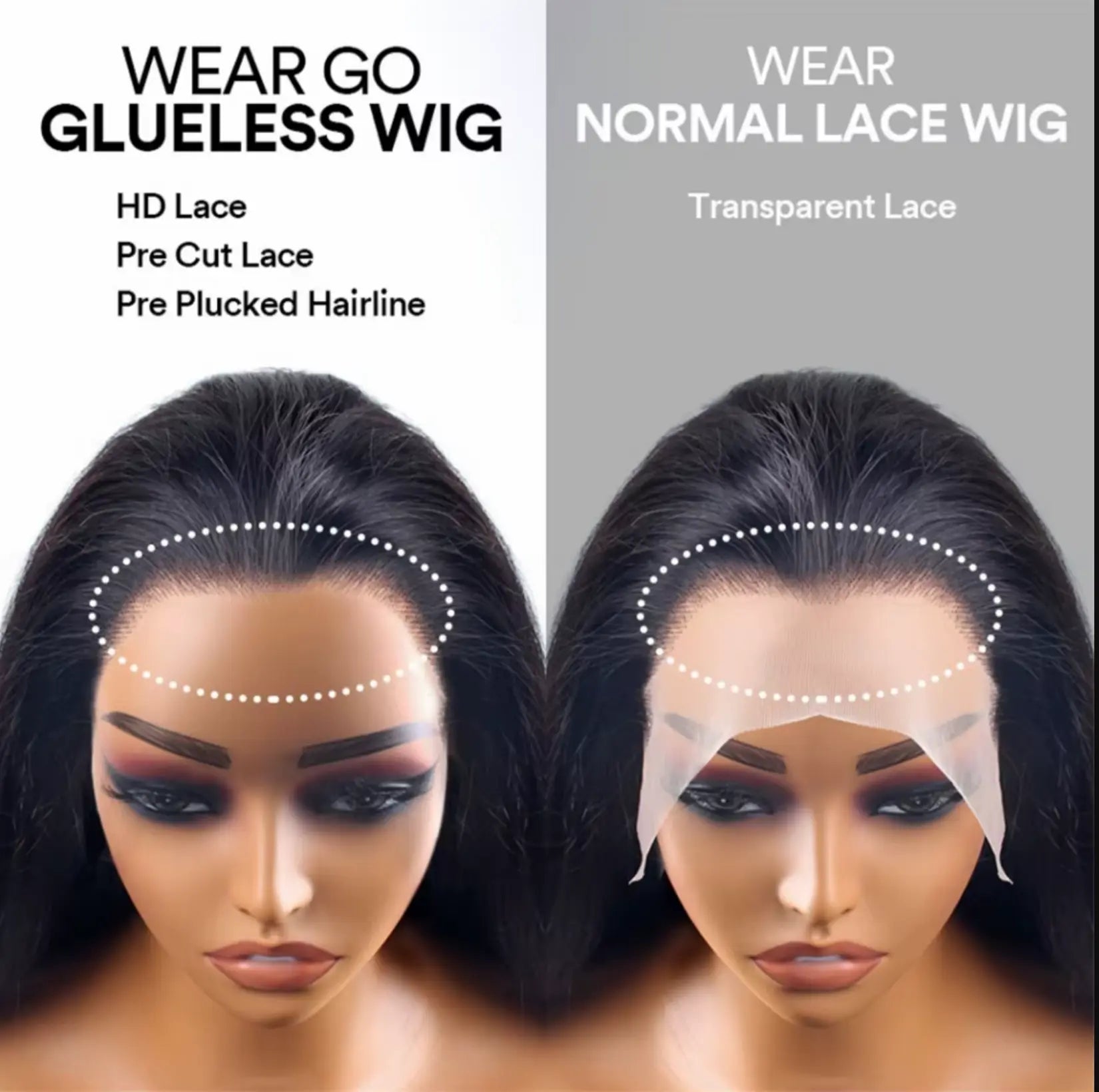 Water Wave Lace Front | Lace Closure | Black | Curly | HD Lace Frontal Human Hair | Glueless | Human Hair | Ready To Wear Luxegan