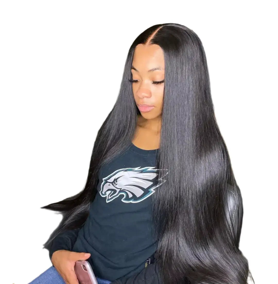 Wear and Go Bone Straight Human Hair Wig Luxegan