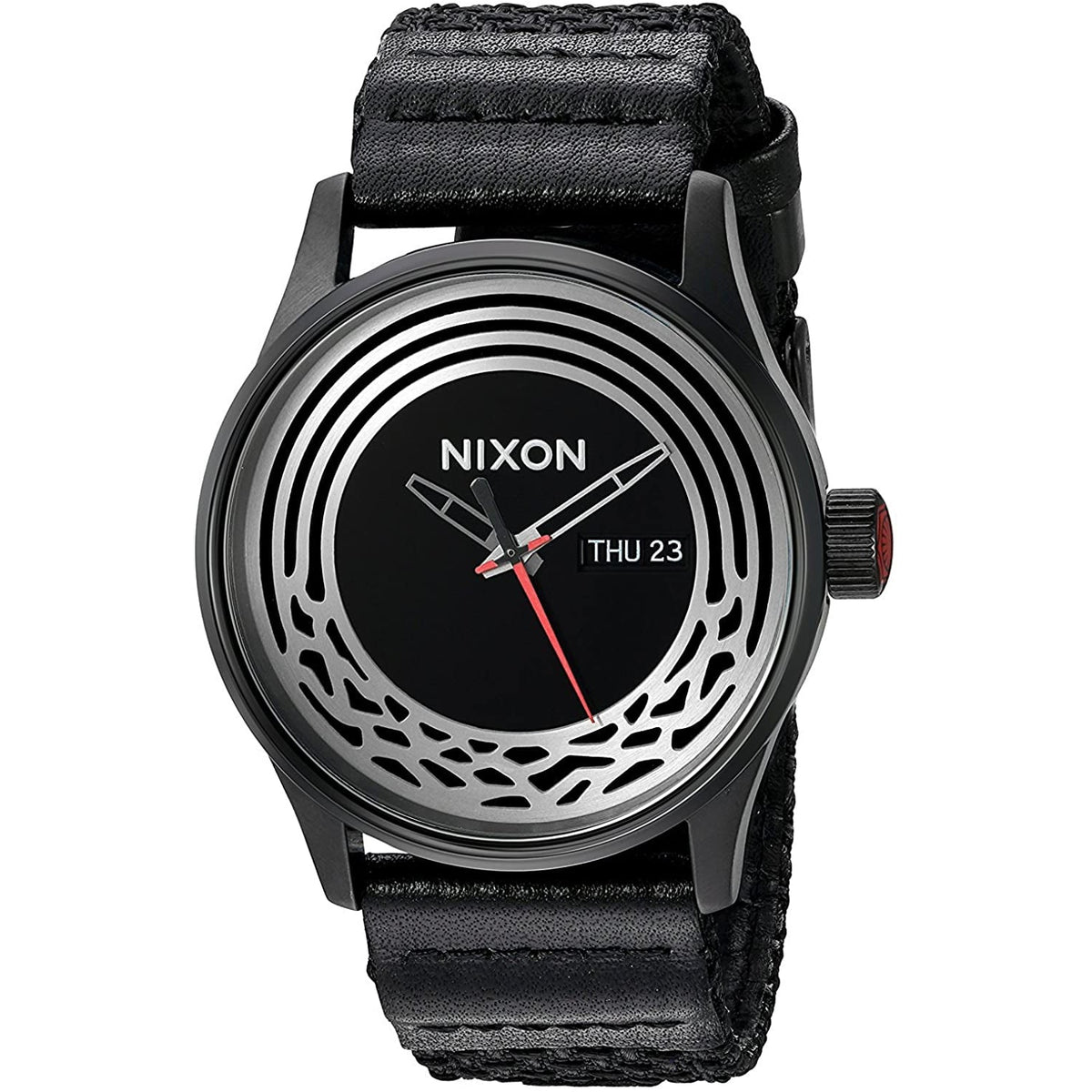 Nixon Men's Classic Watch 42mm Black Dial Strap