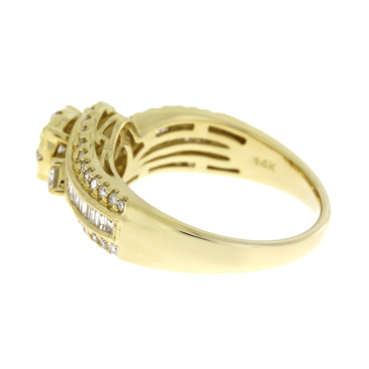 1,00 ct Diamante Eng Solo Oro Amarillo 14KT