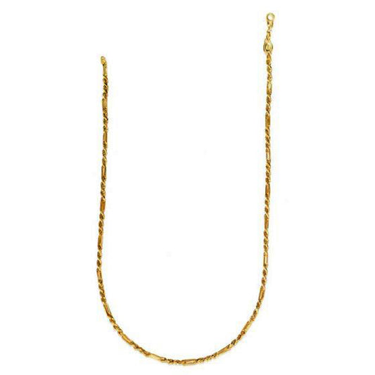 Cadena de Oro Amarillo de 14k con Cordón de Figa (3.00 mm)