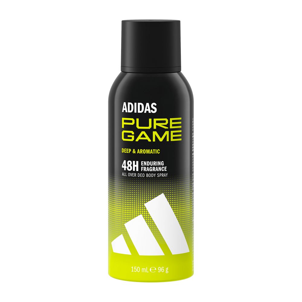 Adidas, Pure Game, 48h Protection, Deodorant Spray, For Men, 150 ml