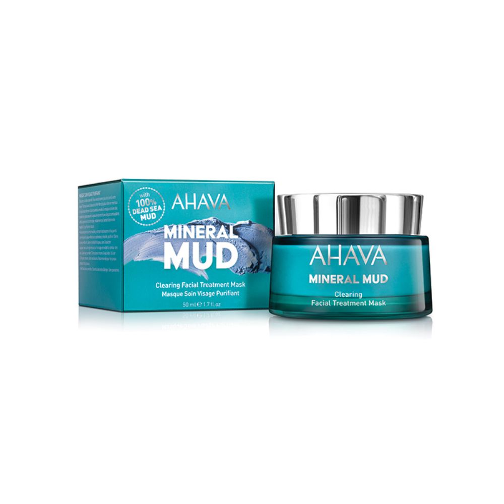 Ahava, Mineral Mud, Vegan, Clearing, Cream Mask, For Face, 50 ml