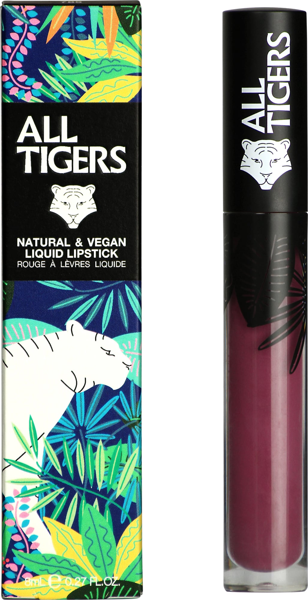 All Tigers, Natural & Vegan, Natural, Matte, Lip Gloss, 980, Feel The Power, 8 ml - view 2