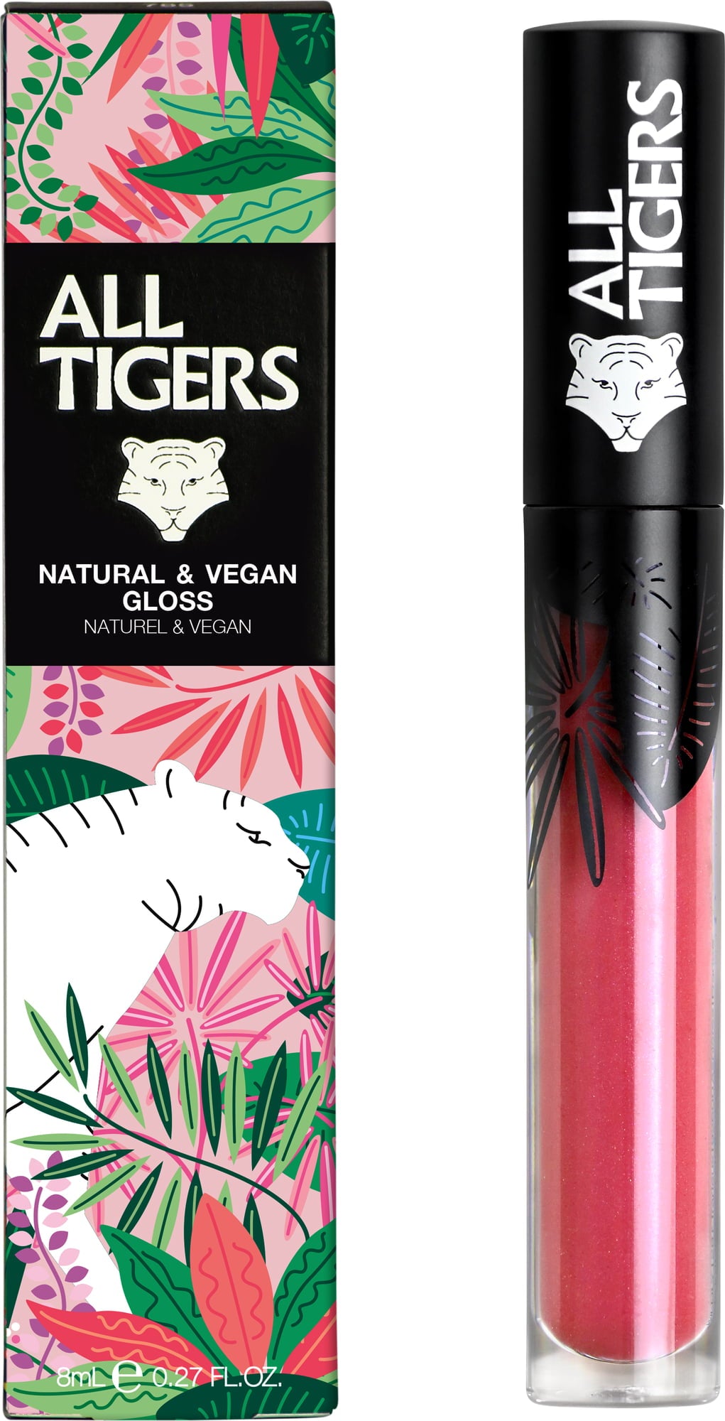 All Tigers, Natural & Vegan, Natural, Shining, Lip Gloss, 601, Silence The Critics, 8 ml - view 2
