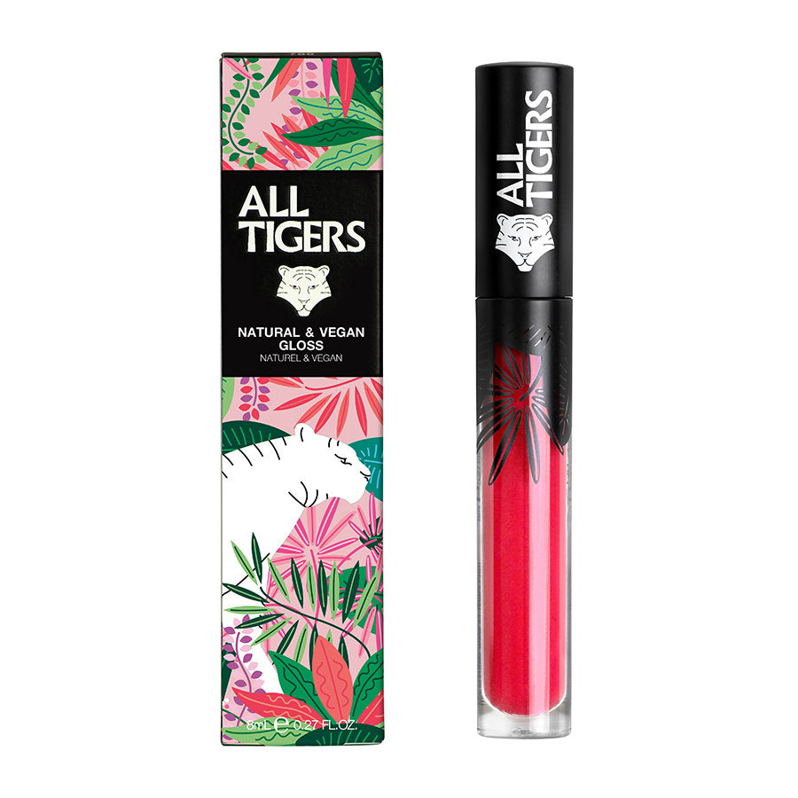 All Tigers, Natural & Vegan, Natural, Shining, Lip Gloss, 801, Live With Passion, 8 ml - view 2
