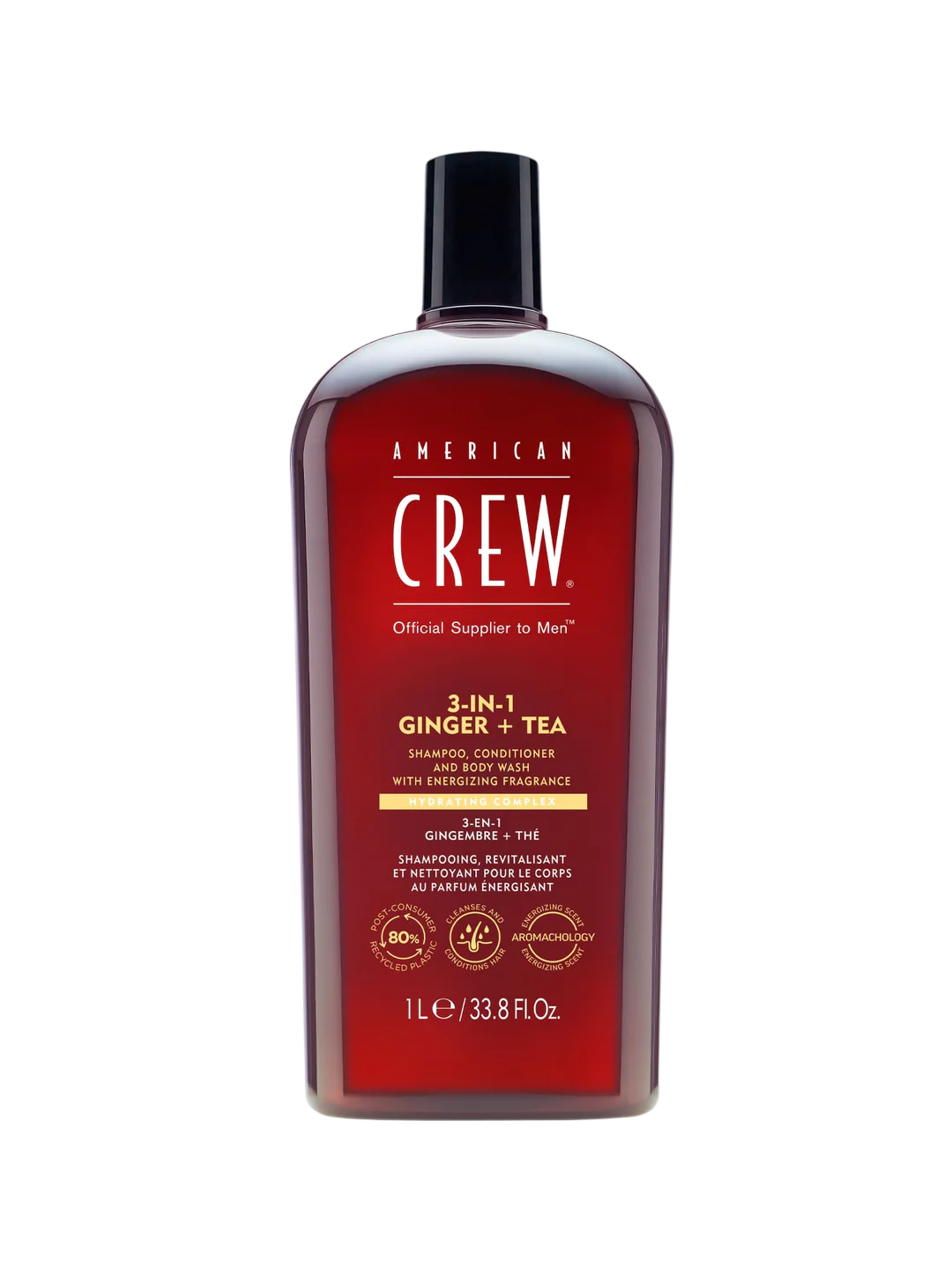 American Crew, 3-In-1, Hair Shampoo, Conditioner & Shower Gel 3-In-1, Revitalizing, 250 ml