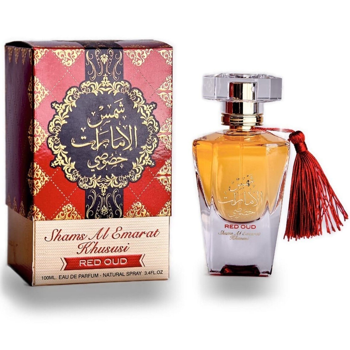 Ard Al Zaafaran, Shams Al Emarat Khususi- Red Oud, Eau De Parfum, Unisex, 100 ml