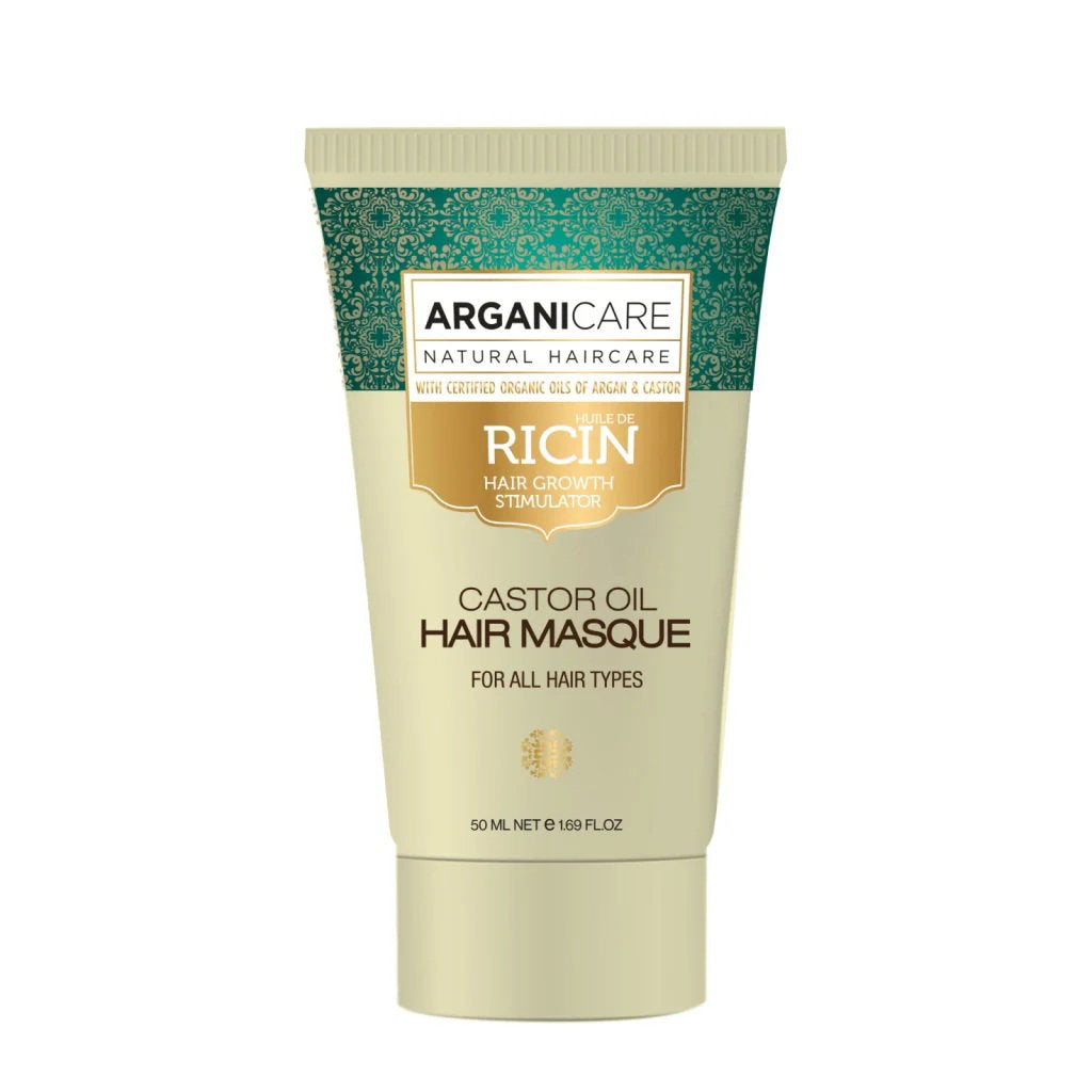 Arganicare, Castor Oil, Hair Treatment Cream Mask, For Growth Stimulation, 50 ml