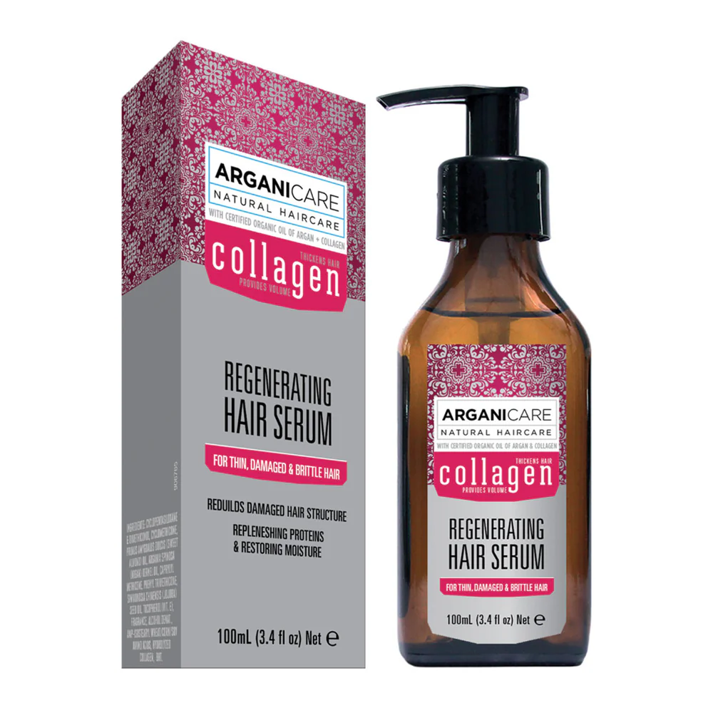 Arganicare, Collagen, Hair Serum, Repairing & Restoring, 100 ml