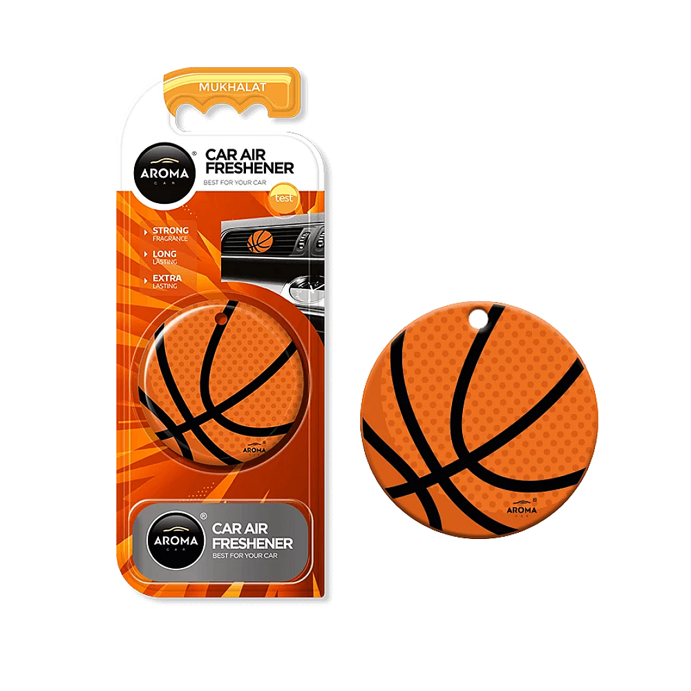 Aroma Car, Basket Ball, Car Air Freshener