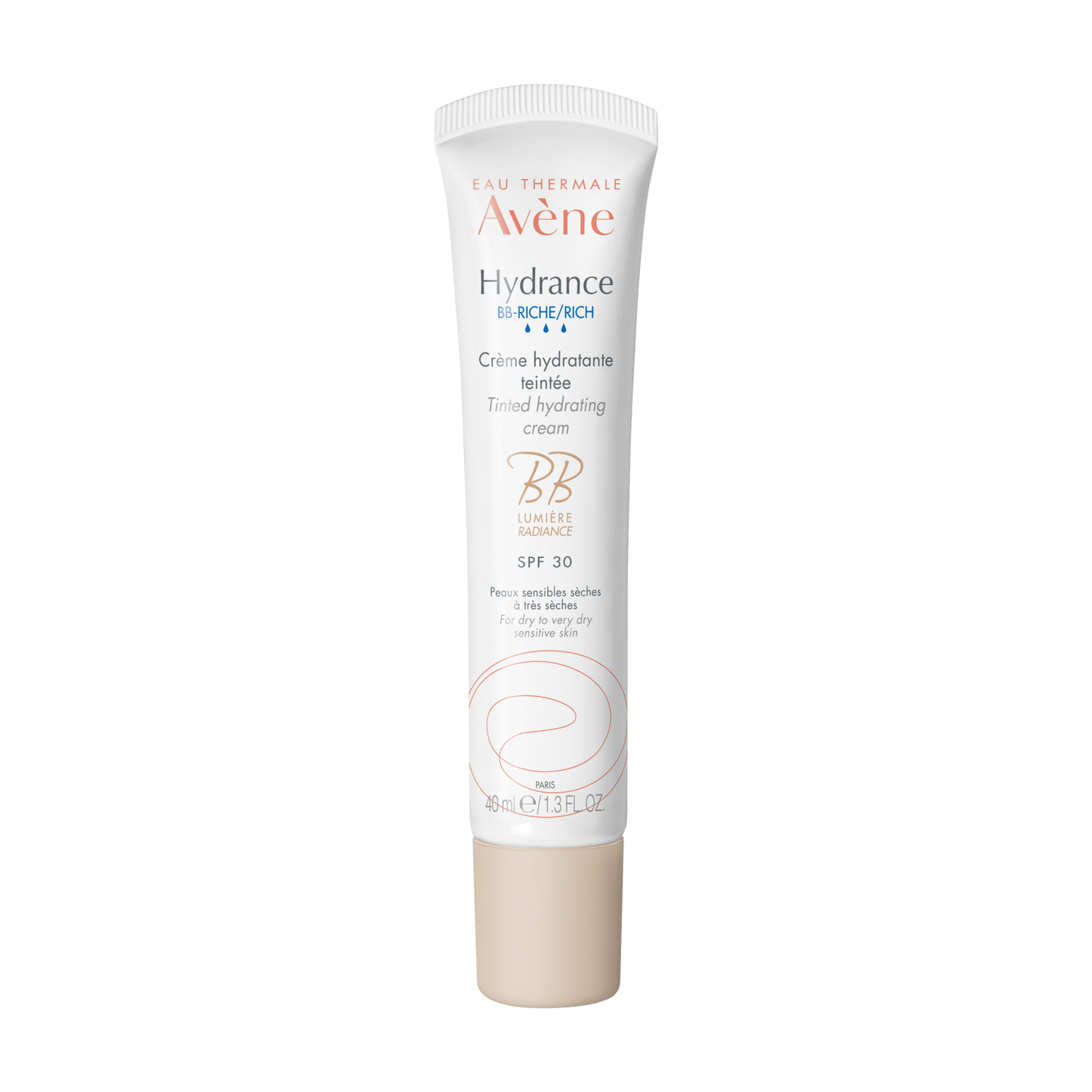 Avene, Hydrance Rich, Hydrating, Tinted Moisturizer, Light, SPF 30, 40 ml